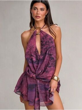 Tiger Mist Indigo Mini Dress 2.0 - NWOT